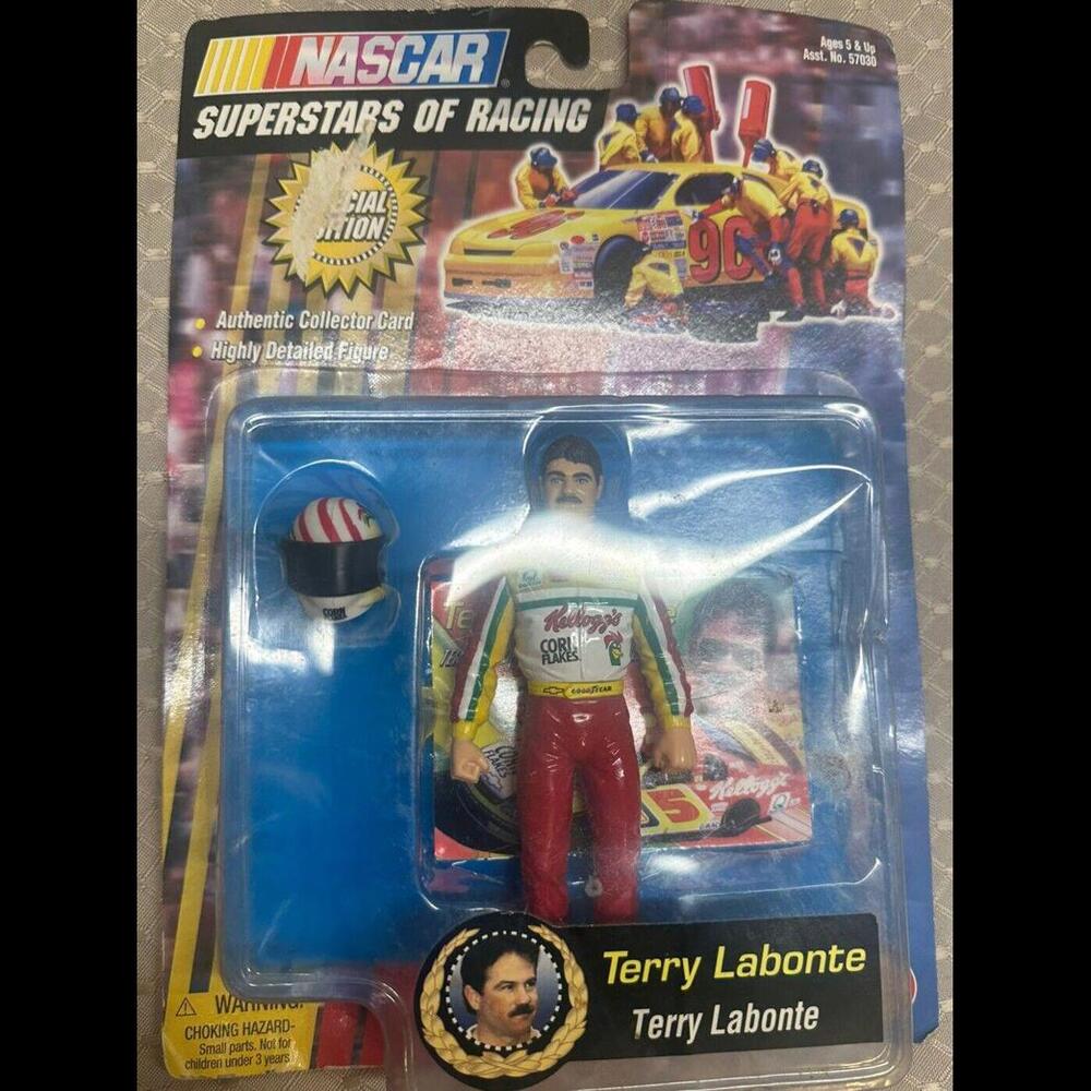 Nascar Terry Labonte Action Figure Superstars Of Racing Kelloggs Vintage 1998